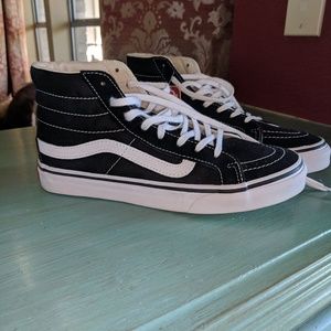 Brand New with tags black high top vans